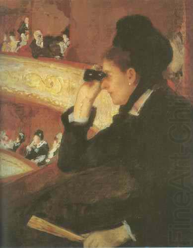 Mary Cassatt In the Loge china oil painting image